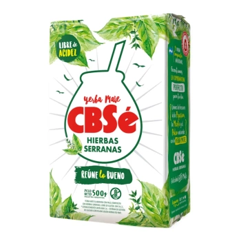 Yerba Mate CBSe Hierbas Serranas, 500 g - CormilloT 