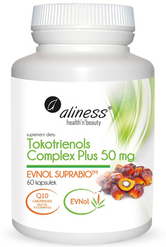 Tokotrienols Complex Plus 50 mg, 60 kaps. - Aliness 