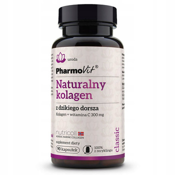 Naturalny kolagen z dzikiego dorsza, 90 kaps. - Pharmovit