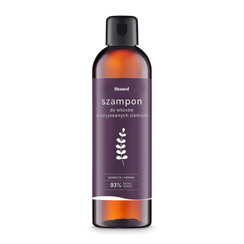 Szampon do włosów koloryzowanych ciemnych  - herbata i henna, 250 g - Fitomed 