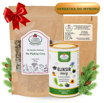 Zestaw ,,Dla Kobiet" z herbatką, Eliksirem Mocy i przyprawą ,,Na dobry metabolizm''