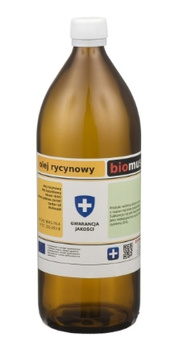Olej rycynowy nierafinowany, 1000 ml - Biomus