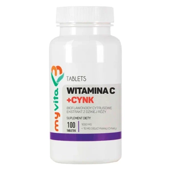 Witamina C + Cynk, 100 tabl. vege - MyVita