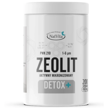 Zeolit Detox+ odczynnik chemiczny w kapsułkach - NatVita