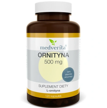 Ornityna 500 mg, 120 kaps. - Medverita