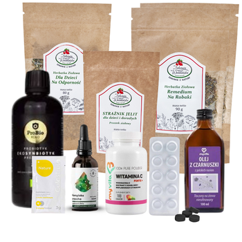 Zestaw WSPARCIE ODROBACZANIA DZIECI FORTE