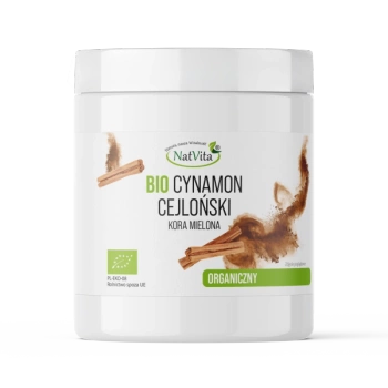 BIO Cynamon Cejloński Mielony, 200 g - NatVita