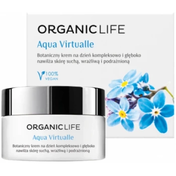 Nawilżający krem botaniczny na dzień - aqua virtualle, 50 g - Organic Life