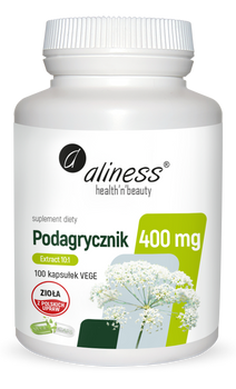 Podagrycznik 400 mg, 100 kaps. vege - Aliness 