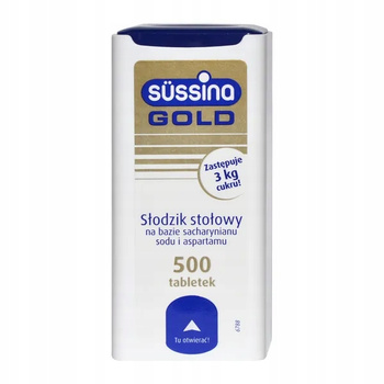 Słodzik stołowy, 500 tabl. - Sussina Gold