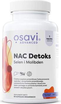 NAC Detoks, Selen i Molibden, 60 kaps. vege - Osavi