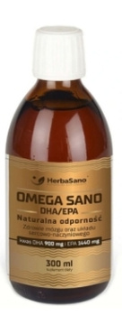 Omega 3 w płynie Omega Sano, 300 ml - HerbaSano